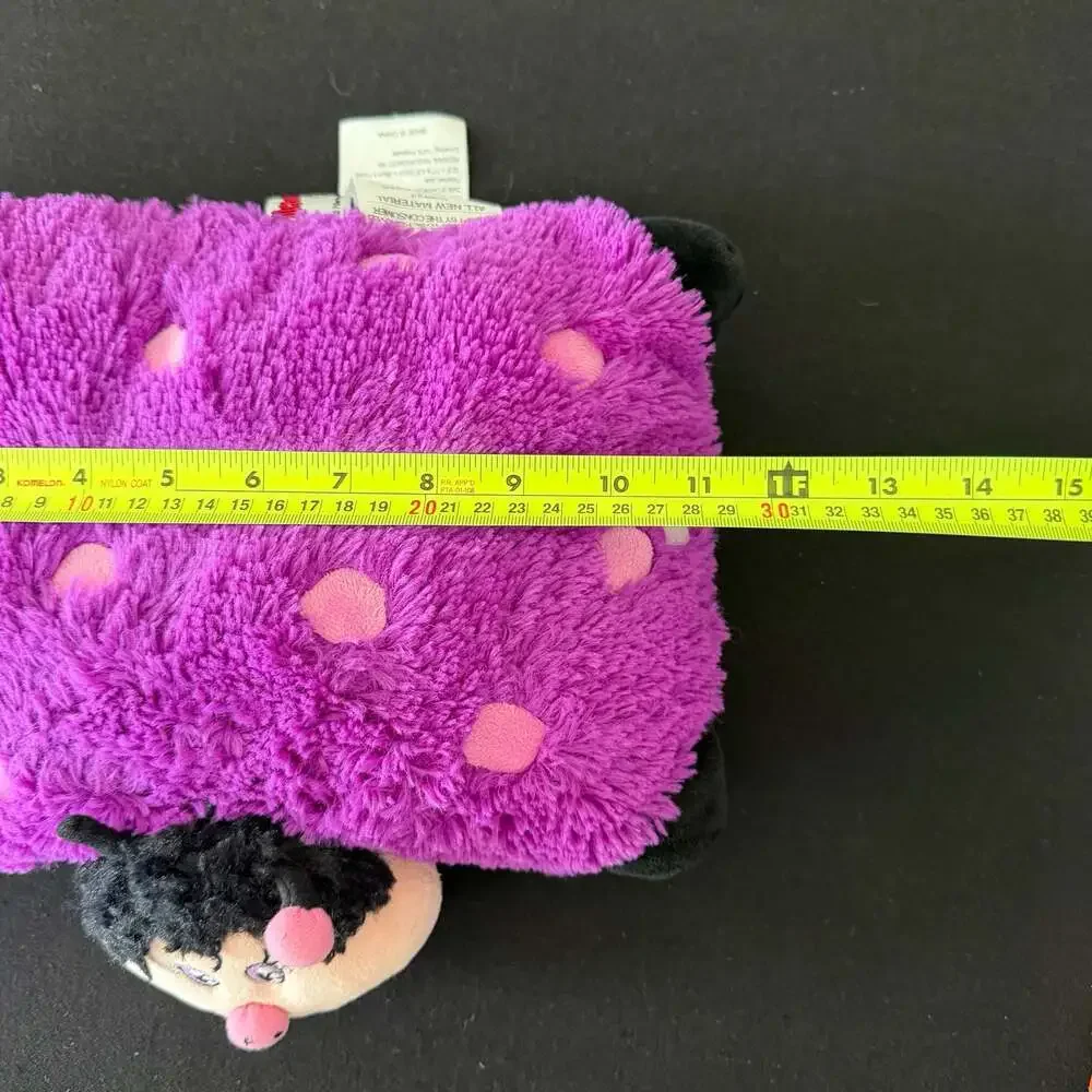 Pillow Pets Pee-Wees Purple Ladybug Plush Pillow